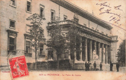 FRANCE - Aix En Provence - Le Palais De Justice - Vue Panoramique - Animé - Carte Postale Ancienne - Aix En Provence