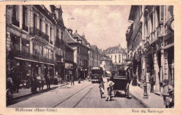 68 - Haut Rhin - MULHOUSE - MULHAUSEN - Rue Du Sauvage  - Mulhouse