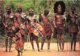 KENYA - Masai - Safari Au Kenya - Animé - Guerriers Traditionnels - Animé - Carte Postale - Kenia