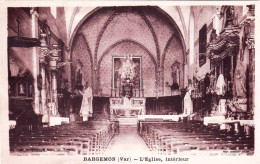 83 - Var -  BARGEMON - Interieur De L église - Bargemon