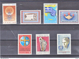 GRECE 1968 Yvert 953 + 962-966 + 971-973 NEUF** MNH Cote : 8,75 Euros - Ungebraucht