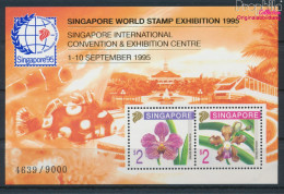 Singapur Block35A I (kompl.Ausg.) Postfrisch 1995 Orchideen (10368448 - Singapur (1959-...)