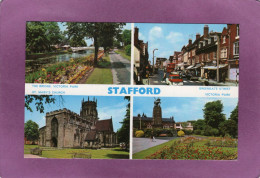 STAFFORD Multiview The Bridge Victoria Park Greengate Street St Mary's Church   Victoria Park - Altri & Non Classificati