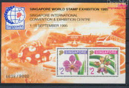 Singapur Block35A I (kompl.Ausg.) Postfrisch 1995 Orchideen (10368449 - Singapour (1959-...)