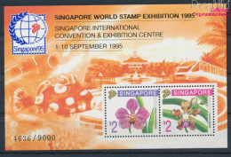 Singapur Block35A I (kompl.Ausg.) Postfrisch 1995 Orchideen (10368451 - Singapour (1959-...)