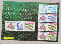 Singapur Block36 (kompl.Ausg.) Postfrisch 1995 Orchideen (10368185 - Singapore (1959-...)