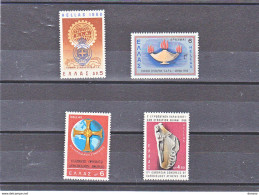 GRECE 1968 Yvert 953 + 964-966 NEUF** MNH Cote : 5 Euros - Unused Stamps