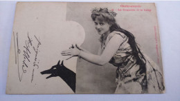 Carte Postale Ancienne ( AA8 ) D Ombromanie , La Conquette Et Le Loup - Contre La Lumière