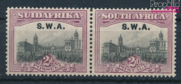 Namibia - Südwestafrika 116-117 Waagerechtes Paar Postfrisch 1927 Aufdruckausgabe (10368366 - Afrique Du Sud-Ouest (1923-1990)