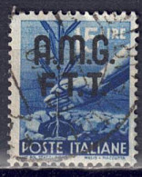 Italien / Triest Zone A - 1947 - Serie Demokratie, Nr. 12, Gestempelt / Used - Oblitérés