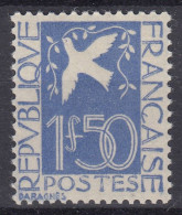 TIMBRE FRANCE COLOMBE DE LA PAIX N° 294 NEUVE ** GOMME SANS CHARNIERE - COTE 120 € - Unused Stamps