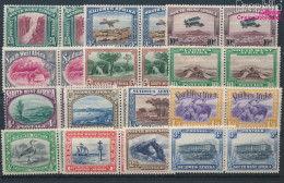 Namibia - Südwestafrika 140-167 Waagerechte Paare (kompl.Ausg.) Mit Falz 1931 Landesmotive (10368947 - Africa Del Sud-Ovest (1923-1990)