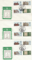 LITHUANIA 1993 First Stamp Vilnius Kaunas Klaipeda FDC Mi 540-543 #LTV212 - Litouwen