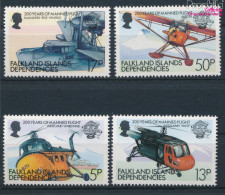 Südgeorgien Sandwich-Ins. 117-120 (kompl.Ausg.) Postfrisch 1983 Luftfahrt (10368841 - South Georgia