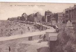 14. SAINT AUBIN . La DIgue . Vue Générale . Animée - Saint Aubin