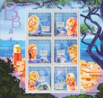 Guinea 8744-8749 Sheetlet (complete. Issue) Unmounted Mint / Never Hinged 2011 Brigitte Bardot - República De Guinea (1958-...)