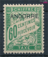 Andorra - Französische Post P5 Postfrisch 1931 Portomarken (10368750 - Nuevos