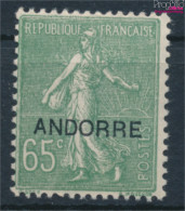 Andorra - Französische Post 14 Mit Falz 1931 Aufdruckausgabe (10368745 - Unused Stamps