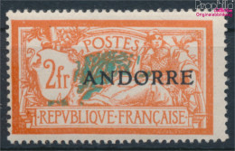 Andorra - Französische Post 19 Mit Falz 1931 Aufdruckausgabe (10368742 - Ongebruikt