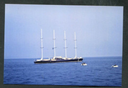 Photo-carte Moderne "Voilier Club Méditerranée D'Alain Colas En Rade De Granville Août 1976" Manche - Normandie - Sailing Vessels