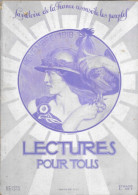 Revue Hachette Bimensuelle Après Guerre - Lectures Pour Tous Du 15 Avril 1919 - La Victoire De La France - 1900 - 1949