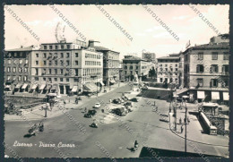 Livorno Città PIEGA Foto FG Cartolina ZF3581 - Livorno