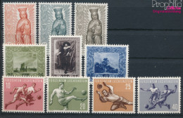 Liechtenstein Postfrisch Sport 1954 Sport, Gemälde, Maria  (10377387 - Unused Stamps