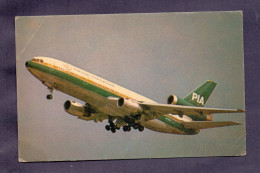 PAKISTAN POSTCARD PIA , PAKISTAN INTERNATIONAL AIRLINES DC10-30 - 1946-....: Moderne