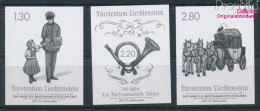 Liechtenstein 1862S-1864S (kompl.Ausg.) Schwarzdruck Postfrisch 2017 Briefsammelstelle Balzers (10377360 - Ongebruikt