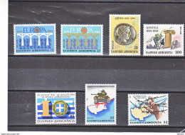 GRECE 1984 Europa Et Commémoratifs  Yvert 1533-1534 + 1544-1548 NEUF** MNH Cote : 8,25 Euros - Neufs