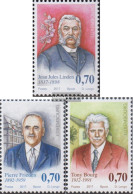 Luxembourg 2118-2120 (complete Issue) Unmounted Mint / Never Hinged 2017 Personalities - Neufs