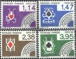 France 2434-2437 (complete Issue) Unmounted Mint / Never Hinged 1984 Playing Cards - Ungebraucht