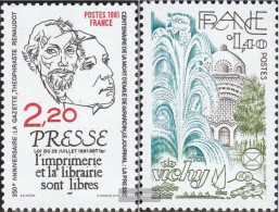 France 2267,2268 (complete Issue) Unmounted Mint / Never Hinged 1981 Press, Philately - Unused Stamps