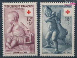 Frankreich 1076-1077 (kompl.Ausg.) Postfrisch 1955 Rotes Kreuz (10387616 - Nuovi