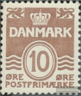 Denmark 233I (complete Issue) Type IA Unmounted Mint / Never Hinged 1937 Wavy Lines - Nuovi