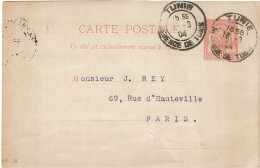 CTN85E - TUNISIE CARTE POSTALE N° 11 TUNIS / PARIS 16/12/1904 - Storia Postale