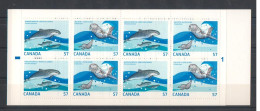 Canada 2010 Carnet Numero 1 Loutre De Mer Marsouin Commun Emission Commune Suede Canada 2010 Booklet Joint Issue Sweden - Joint Issues