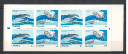 Canada 2010 Carnet Numero 1 Loutre De Mer Marsouin Commun Emission Commune Suede Canada 2010 Booklet Joint Issue Sweden - Emisiones Comunes