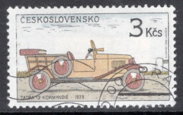 Czechoslovakia 1988 Single Stamp To Celebrate Historic Motor Cars In Fine Used - Used Stamps