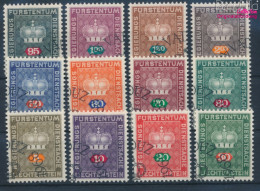 Liechtenstein D45-D56 (kompl.Ausg.) Gestempelt 1968 Füstenkrone (10374223 - Oblitérés