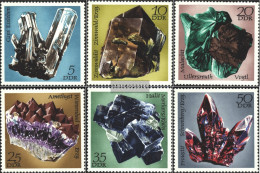 DDR 1737-1742 (complete.issue) Unmounted Mint / Never Hinged 1972 Mineral Discoveries - Nuevos