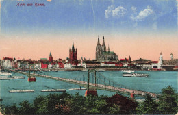 ALLEMAGNE - Koln Am Rhein - Vue Générale - Bateaux - Pont - Vue Sur La Ville - Carte Postale Ancienne - Köln