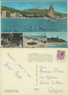 SALUTI DA SILVI MARINA -TERAMO -VEDUTINE -ACQUERELLATA - Teramo