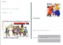 FRD (FR.Germany) PSo53 Special Postcards Gefälligkeitsgestempelt Used 1998 For The Youth - Andere & Zonder Classificatie