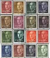 Spain 1040-1055 (complete Issue) Unmounted Mint / Never Hinged 1955 Francisco Franco - Unused Stamps