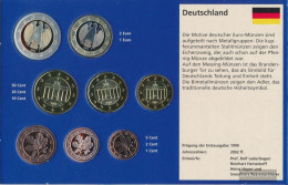 FRD (FR.Germany) 2014 Stgl./unzirkuliert Kursmünzensatz Mixed Letters 2014 Euro Reissue - Germany