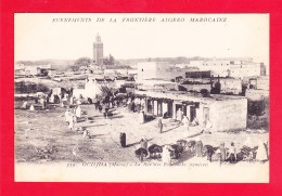 E-Maroc-392Ph83  OUDJDA La Rue Des Fondoucks (remises), événements De La Frontière Algéro Marocaine, Cpa BE - Sonstige & Ohne Zuordnung