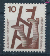 BRD 695A Rb Mit Roter Zählnummer Postfrisch 1971 Unfallverhütung (10342951 - Neufs