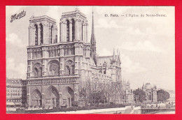 F-75-Paris-558P57 L'église Notre Dame, Voir Pub MAGGI, Cpa BE - Autres Monuments, édifices