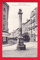 F-88-Epinal-23P110  Le Monument De Pinau Et La Rue Rualmenil, Cpa BE - Epinal